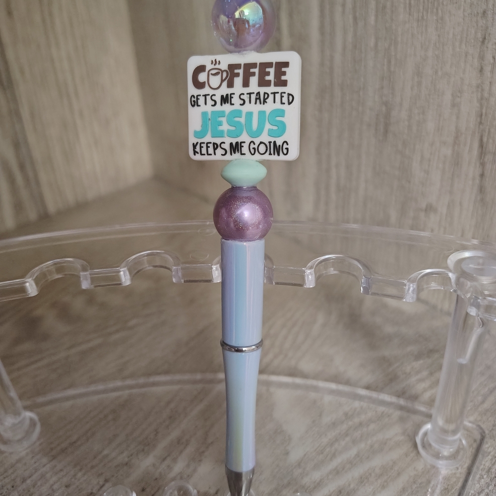 Inspirational Coffee and Jesus Pen